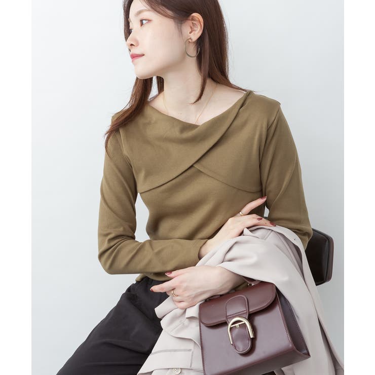 前後2wayフロントクロスカットソー | atONE | 詳細画像72 