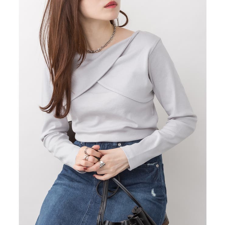 前後2wayフロントクロスカットソー | atONE | 詳細画像76 