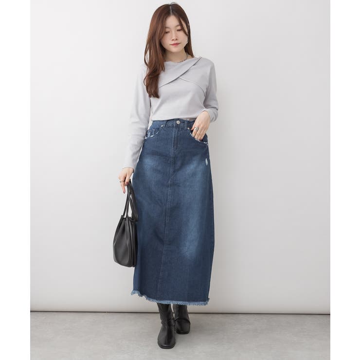 前後2wayフロントクロスカットソー | atONE | 詳細画像78 