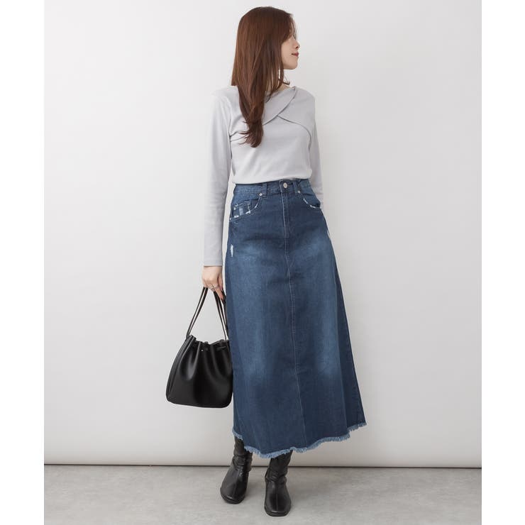 前後2wayフロントクロスカットソー | atONE | 詳細画像79 