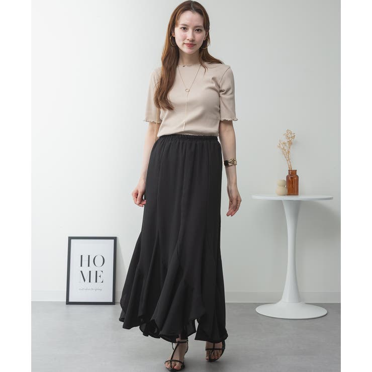 メロウリブ5分袖カットソー | atONE | 詳細画像30 