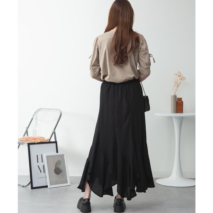 リボン付き袖ブラウス風カットソー | atONE | 詳細画像69 