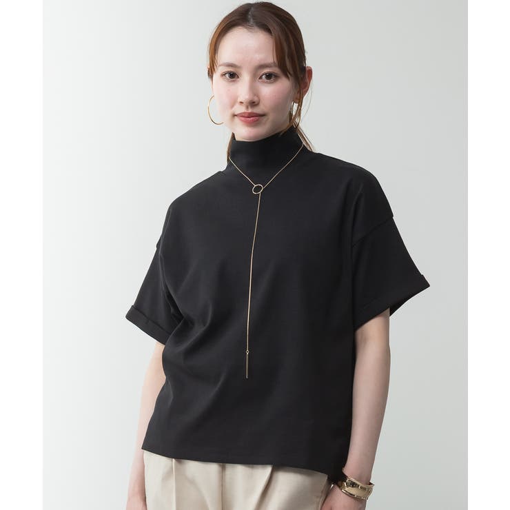 ハイネック半袖カットソー | atONE | 詳細画像32 