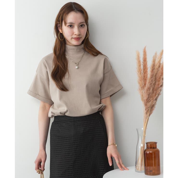 ハイネック半袖カットソー | atONE | 詳細画像39 