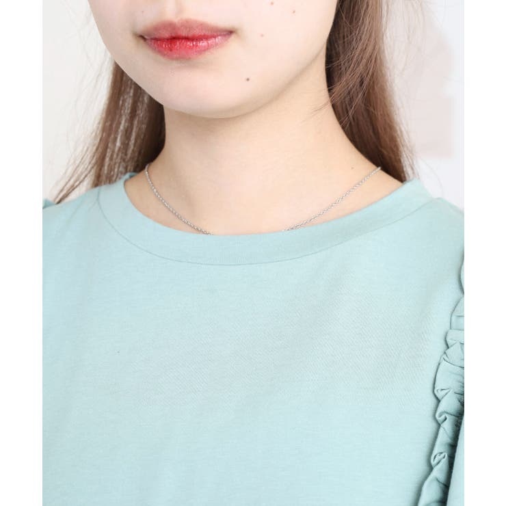 ショルダーフリルフレンチスリーブTシャツ | atONE | 詳細画像25 