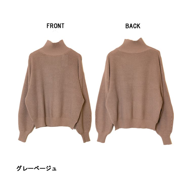 タートルネックボリュームニット | atONE | 詳細画像10 