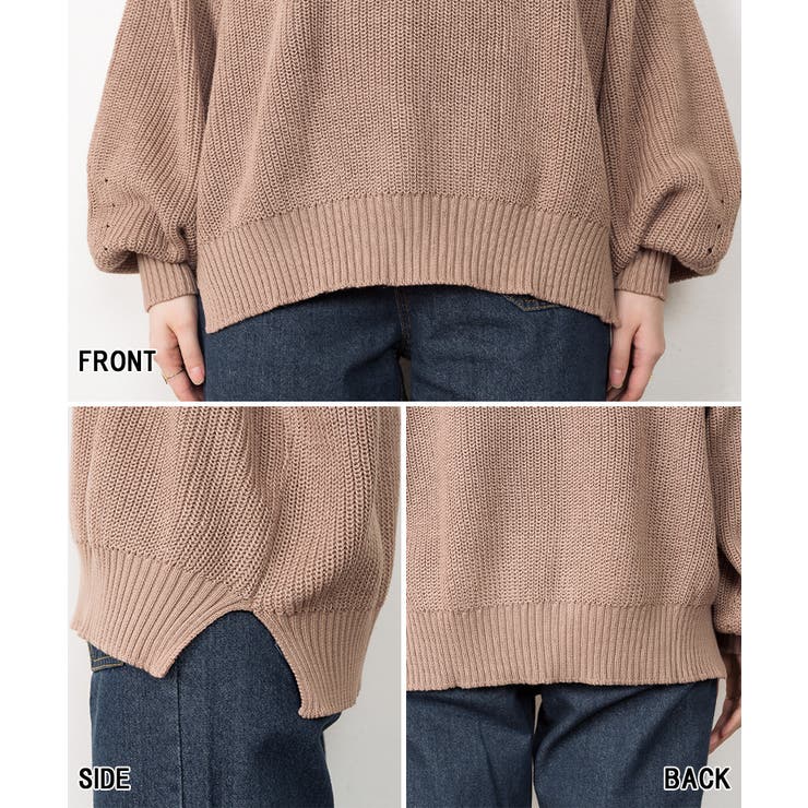 タートルネックボリュームニット | atONE | 詳細画像13 