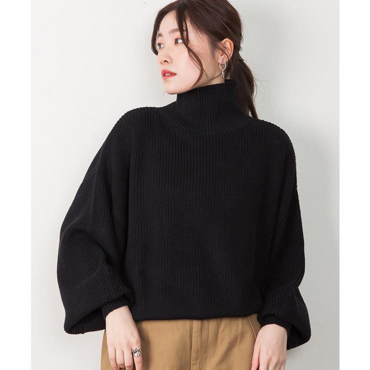 タートルネックボリュームニット | atONE | 詳細画像15 