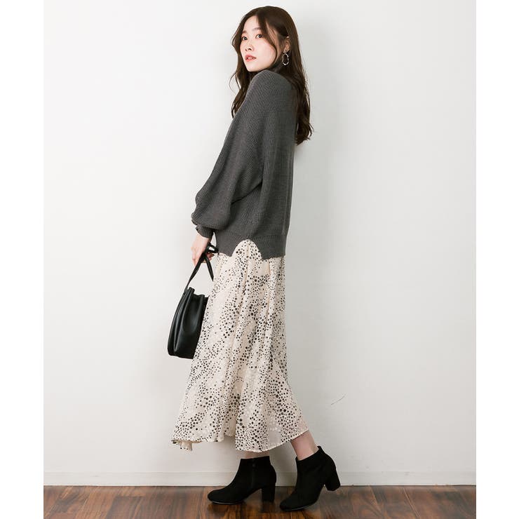 タートルネックボリュームニット | atONE | 詳細画像25 