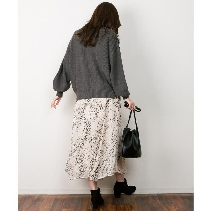 タートルネックボリュームニット | atONE | 詳細画像26 