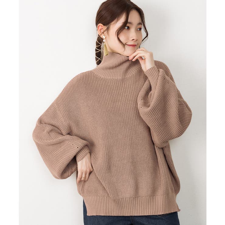 タートルネックボリュームニット | atONE | 詳細画像27 