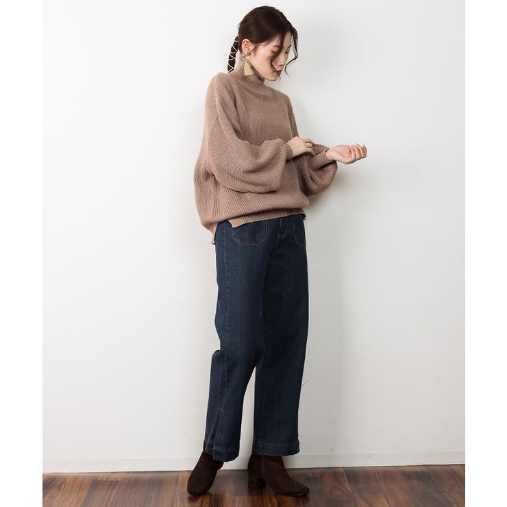 タートルネックボリュームニット | atONE | 詳細画像31 