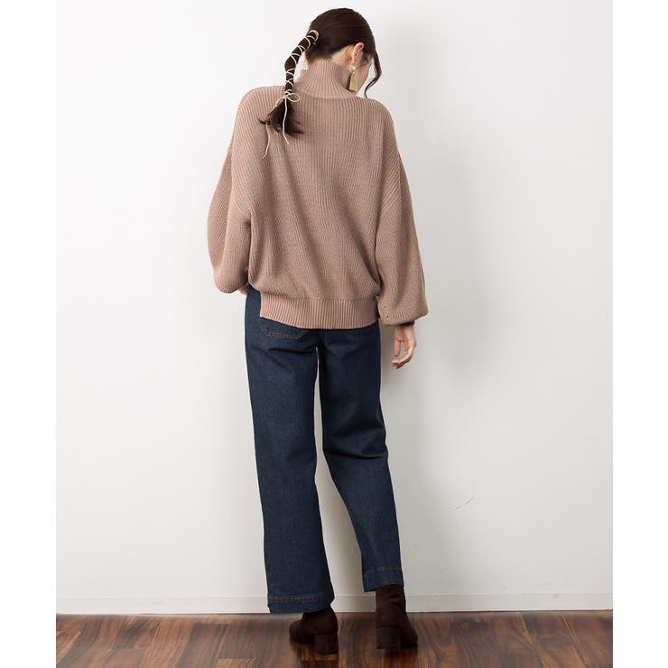 タートルネックボリュームニット | atONE | 詳細画像32 