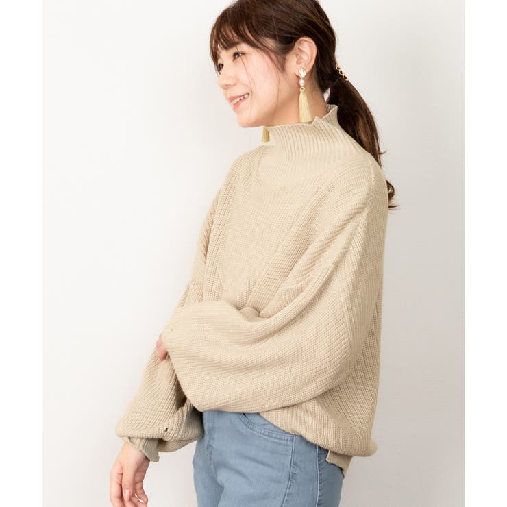 タートルネックボリュームニット | atONE | 詳細画像34 