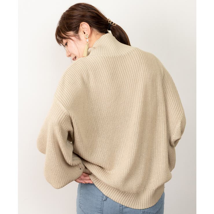 タートルネックボリュームニット | atONE | 詳細画像35 