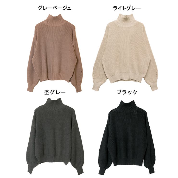 タートルネックボリュームニット | atONE | 詳細画像9 