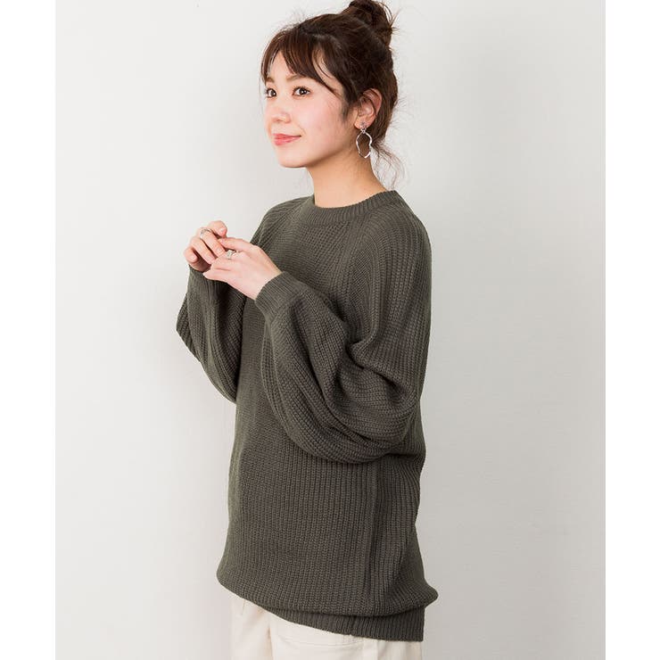 バルーン袖ゆるニット | atONE | 詳細画像19 