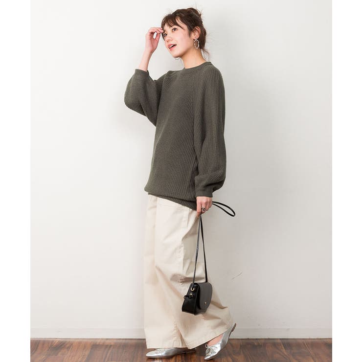 バルーン袖ゆるニット | atONE | 詳細画像23 