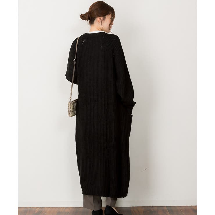 カーディガン ニットカーディガン ロングカーディガン[品番