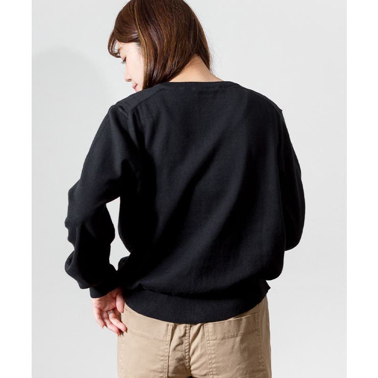 クルーネックカーディガン ニット セーター | atONE | 詳細画像18 