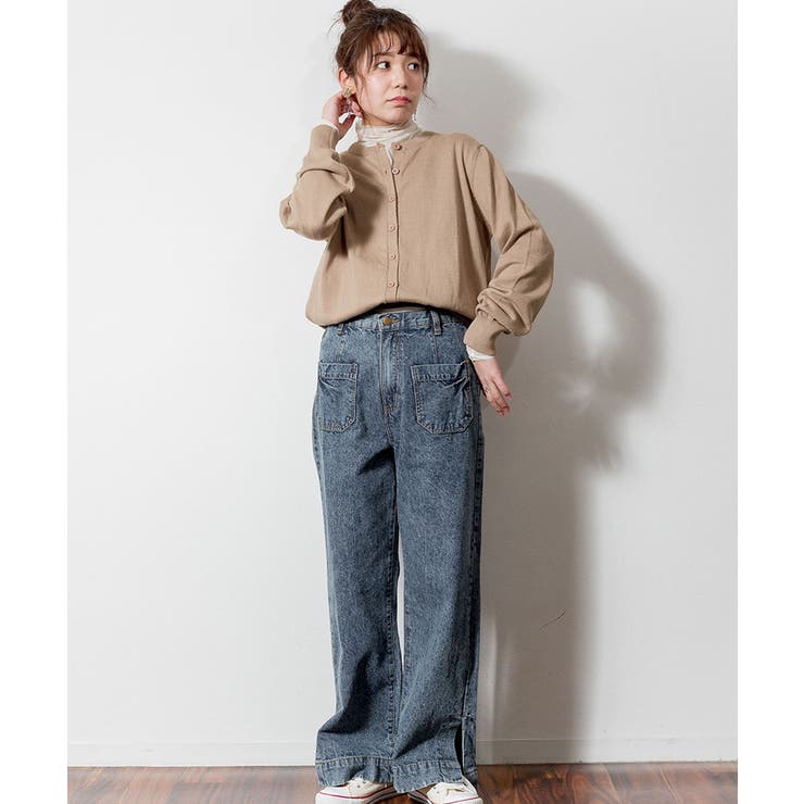 クルーネックカーディガン ニット セーター | atONE | 詳細画像35 