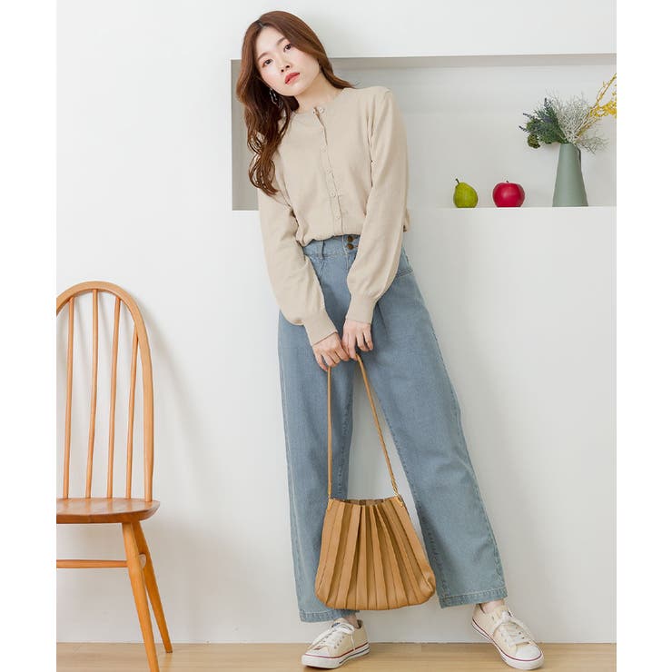 クルーネックカーディガン ニット セーター | atONE | 詳細画像40 