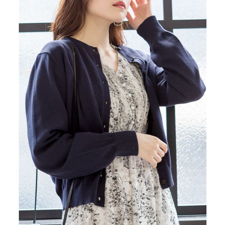 クルーネックカーディガン ニット セーター | atONE | 詳細画像44 