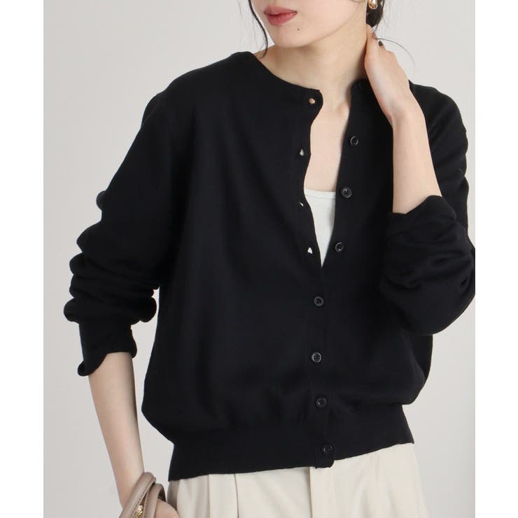 クルーネックカーディガン ニット セーター | atONE | 詳細画像66 