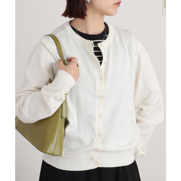 クルーネックカーディガン ニット セーター | atONE | 詳細画像69 