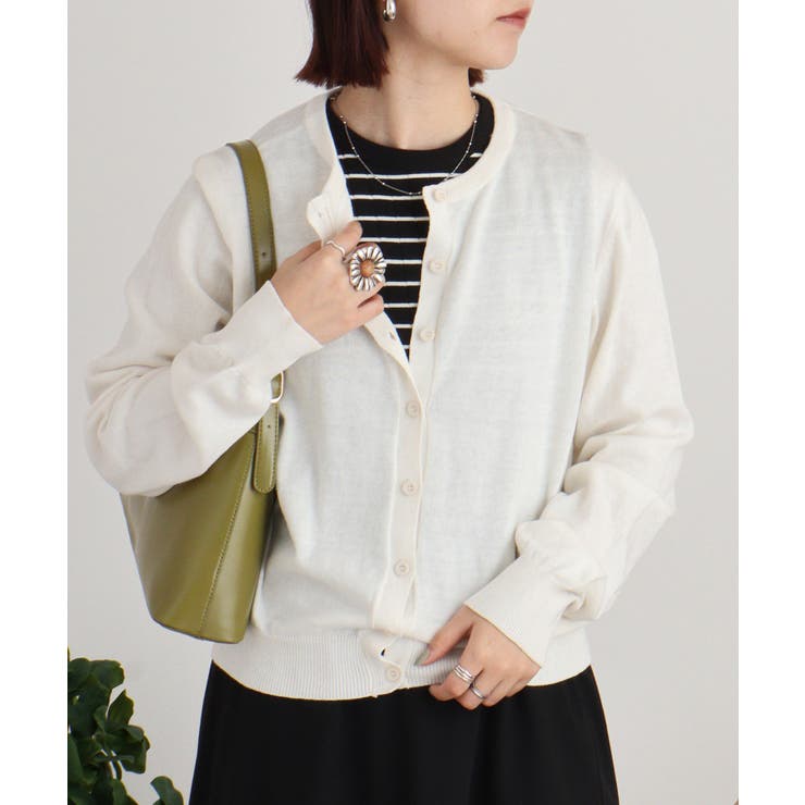 クルーネックカーディガン ニット セーター | atONE | 詳細画像71 