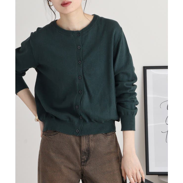 クルーネックカーディガン ニット セーター | atONE | 詳細画像77 