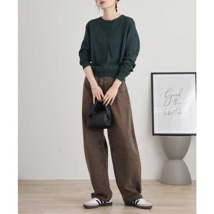 クルーネックカーディガン ニット セーター | atONE | 詳細画像78 