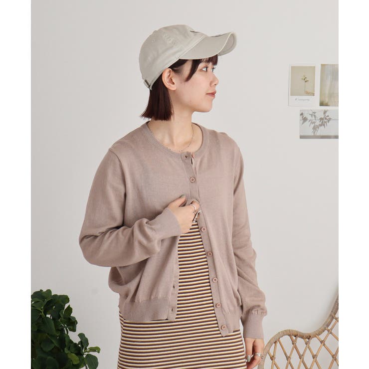 クルーネックカーディガン ニット セーター | atONE | 詳細画像80 