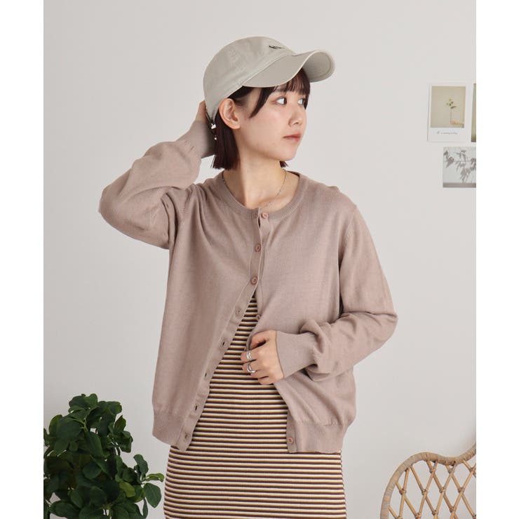 クルーネックカーディガン ニット セーター | atONE | 詳細画像82 