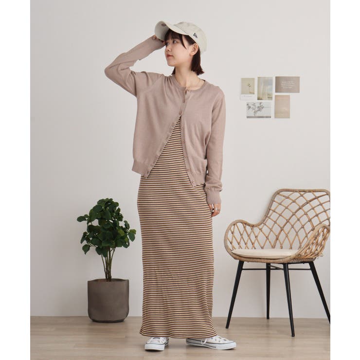 クルーネックカーディガン ニット セーター | atONE | 詳細画像83 