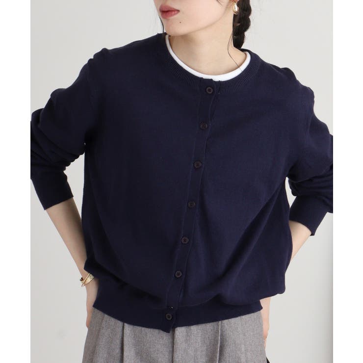 クルーネックカーディガン ニット セーター | atONE | 詳細画像84 