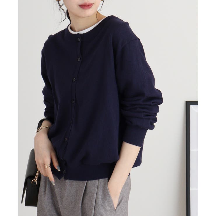 クルーネックカーディガン ニット セーター | atONE | 詳細画像85 