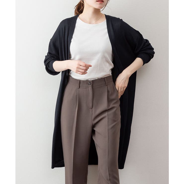 ひんやり涼感 Vネックロングカーディガン | atONE | 詳細画像21 