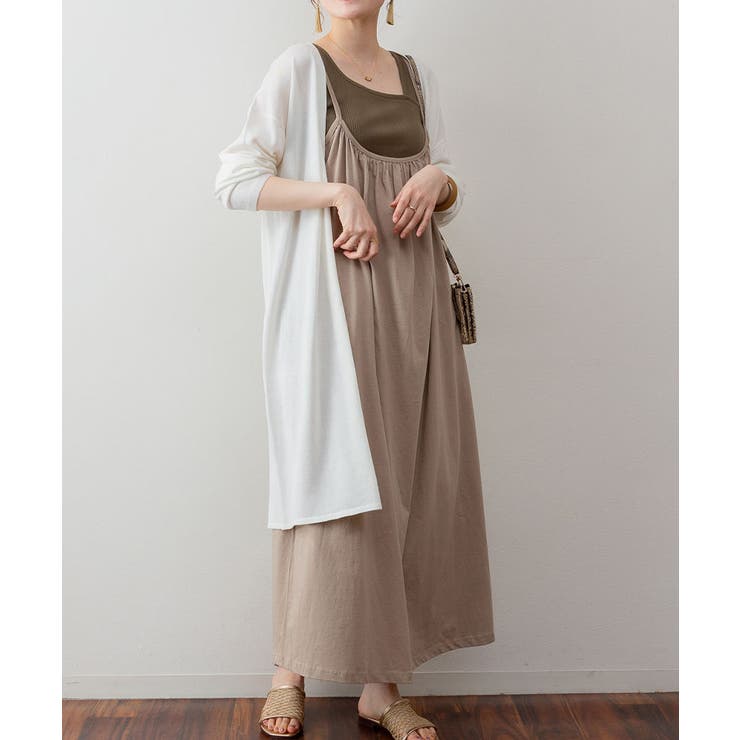 ひんやり涼感 Vネックロングカーディガン | atONE | 詳細画像31 