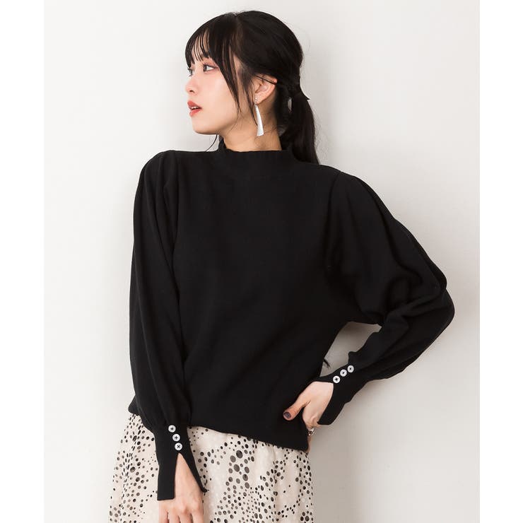 ハイネックバルーンスリーブセーター | atONE | 詳細画像22 