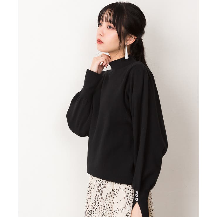 ハイネックバルーンスリーブセーター | atONE | 詳細画像23 