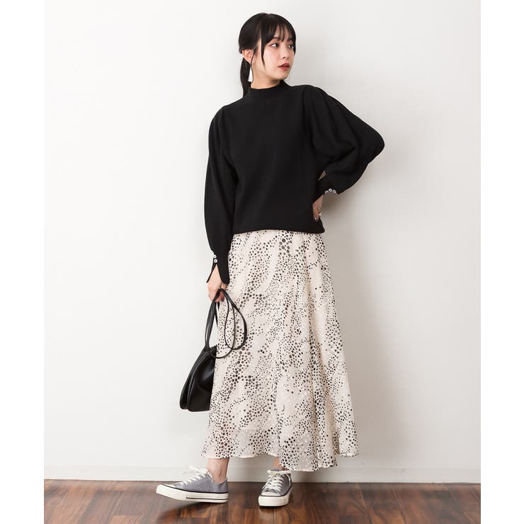 ハイネックバルーンスリーブセーター | atONE | 詳細画像26 