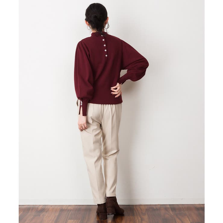 ハイネックバルーンスリーブセーター | atONE | 詳細画像33 