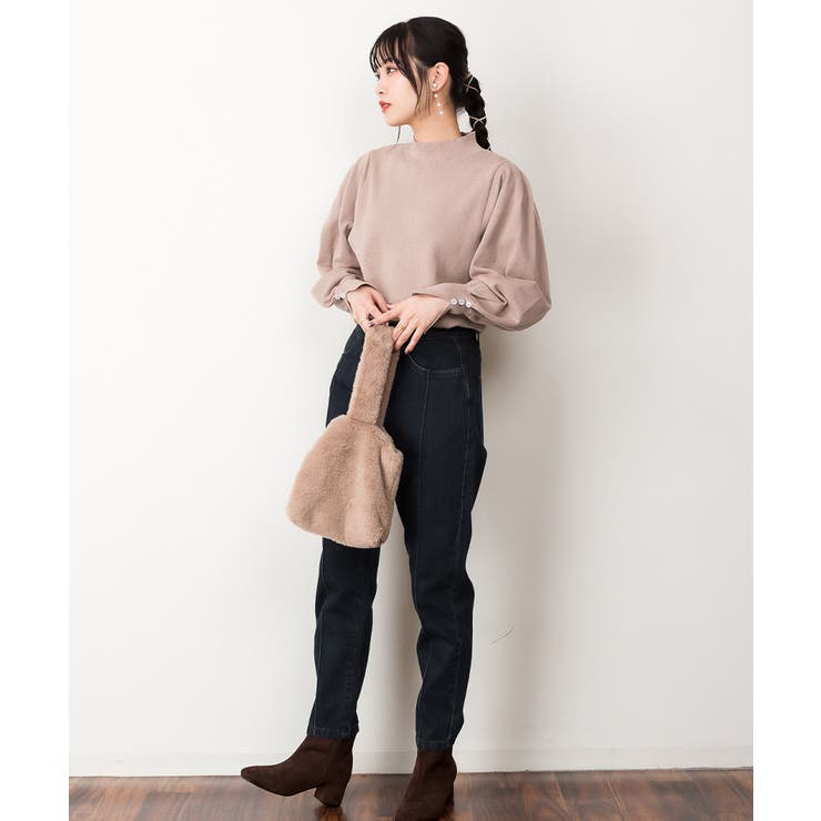 ハイネックバルーンスリーブセーター | atONE | 詳細画像43 