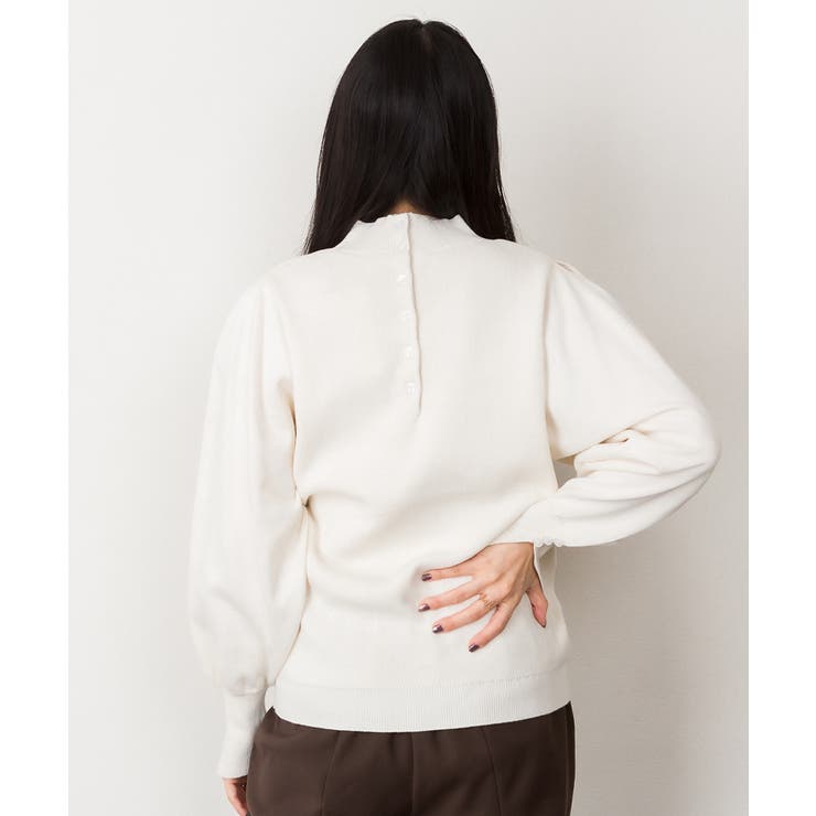 ハイネックバルーンスリーブセーター | atONE | 詳細画像54 