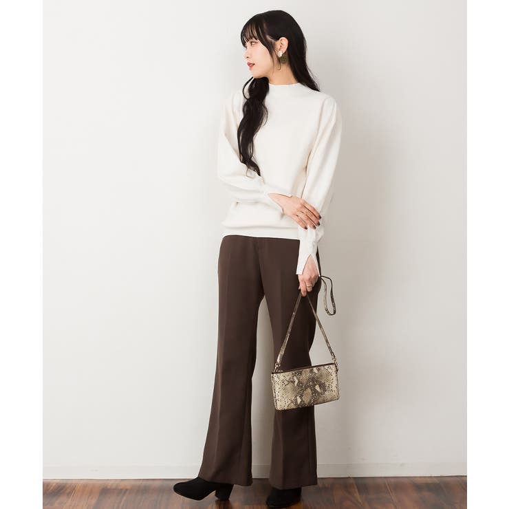 ハイネックバルーンスリーブセーター | atONE | 詳細画像56 