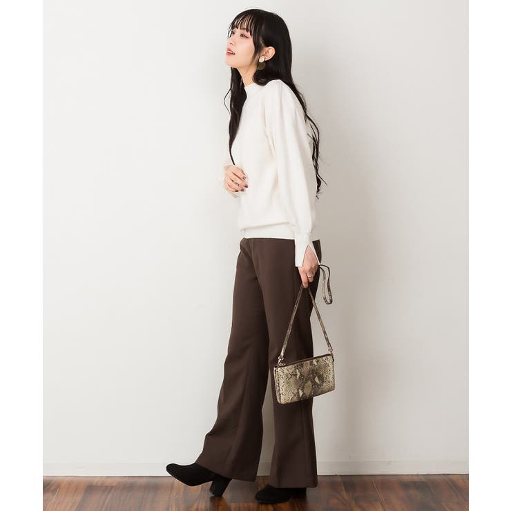 ハイネックバルーンスリーブセーター | atONE | 詳細画像57 