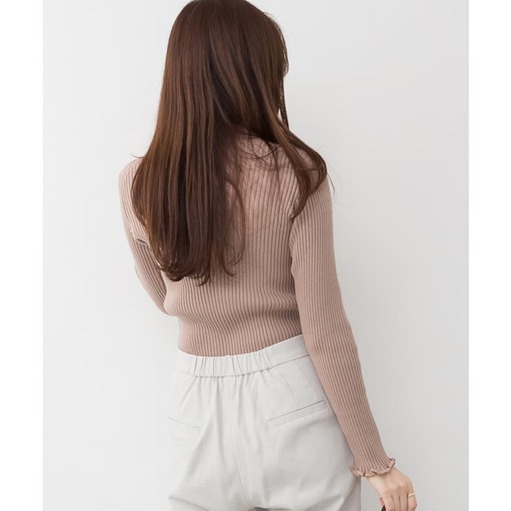 メロウリブニットトップス | atONE | 詳細画像17 