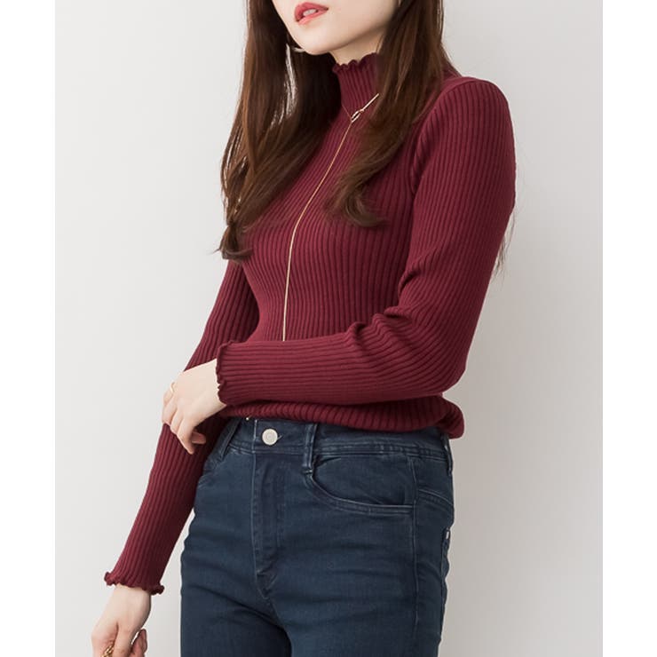 メロウリブニットトップス | atONE | 詳細画像20 