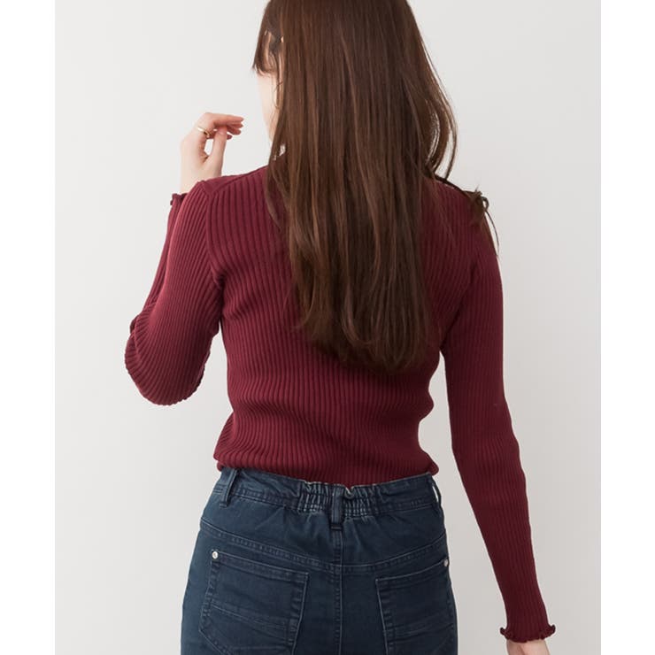 メロウリブニットトップス | atONE | 詳細画像21 